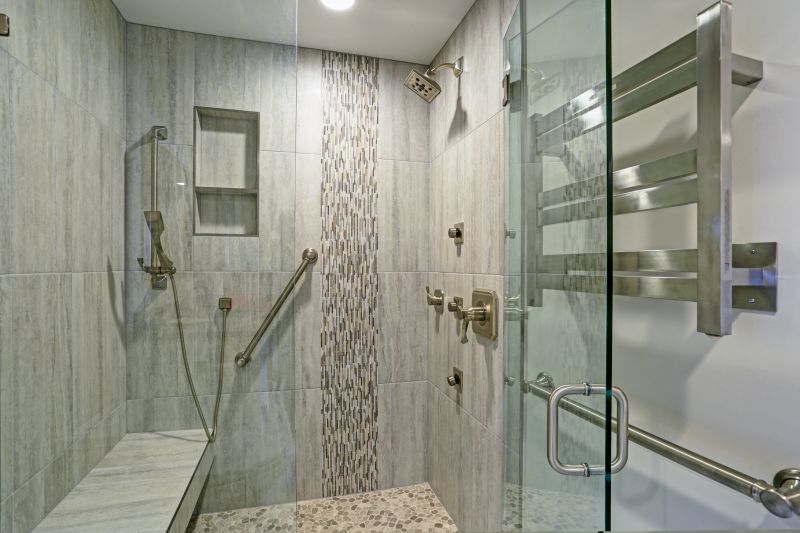 Textured Glass Shower Panel